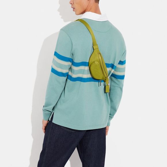 NWT Coach Outlet Sprint Belt Bag 24 In Signature Leather - Picture 5 of 7